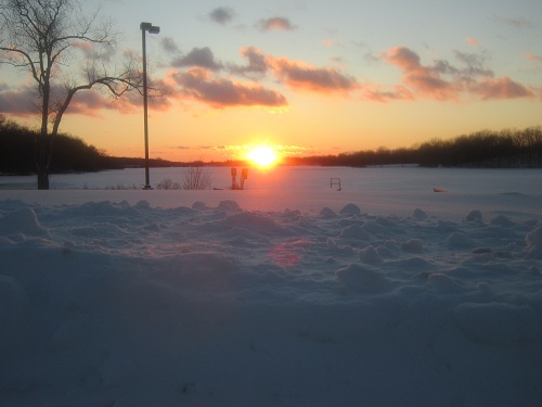Michigan sunset, Kensington Metropark, Milford