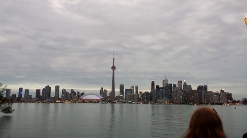 Toronto skyline, Ontario, Canada, Toronto Islands, Lake Ontario