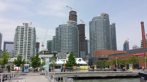 Toronto skyline, Harbourfront Centre