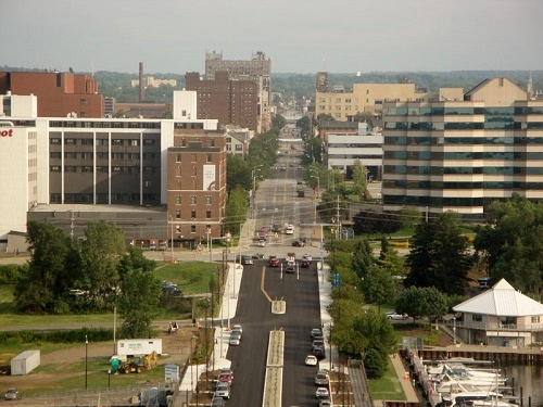 Photo(s) of the Week: Downtown Erie, PA from Up-Top. | The Adventures