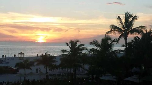 St. Pete Beach, Florida, Crabby Bills, sunset, Gulf of Mexico, beach