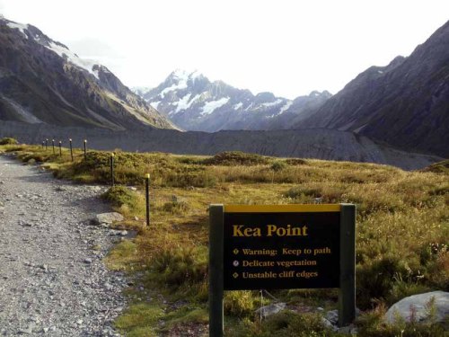 Kea Point Trail, Mount Cook Village, New Zealand