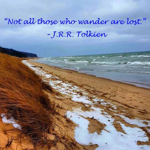 Travel Quote - “Not all those who wander are lost.”